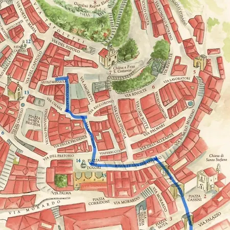 Апартаменты La Perla,4 Persone Centro Storico *